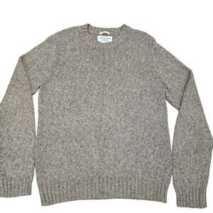 Abercrombie & Fitch Sweater M Muscle Brown Crewneck Smart Casual Winter Layering